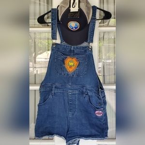 Disney Pixar Up Junior Wilderness Explorer Embroidered Shortalls, Up Trucker Hat